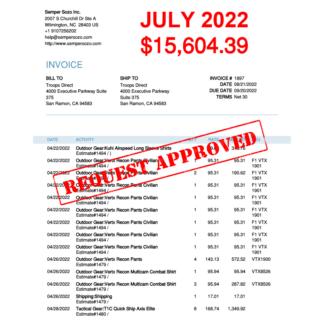 Troops Direct Invoice 2022_2