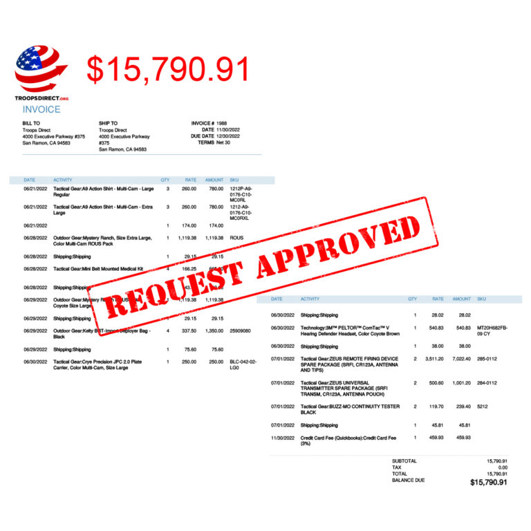Troops Direct Invoice 2022_Nov30